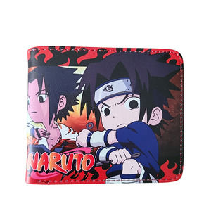 Classic Japanese Anime Naruto Characters One Size Leather Purse Red Wallet